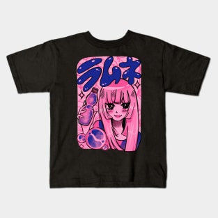 Ramune Girl Kids T-Shirt